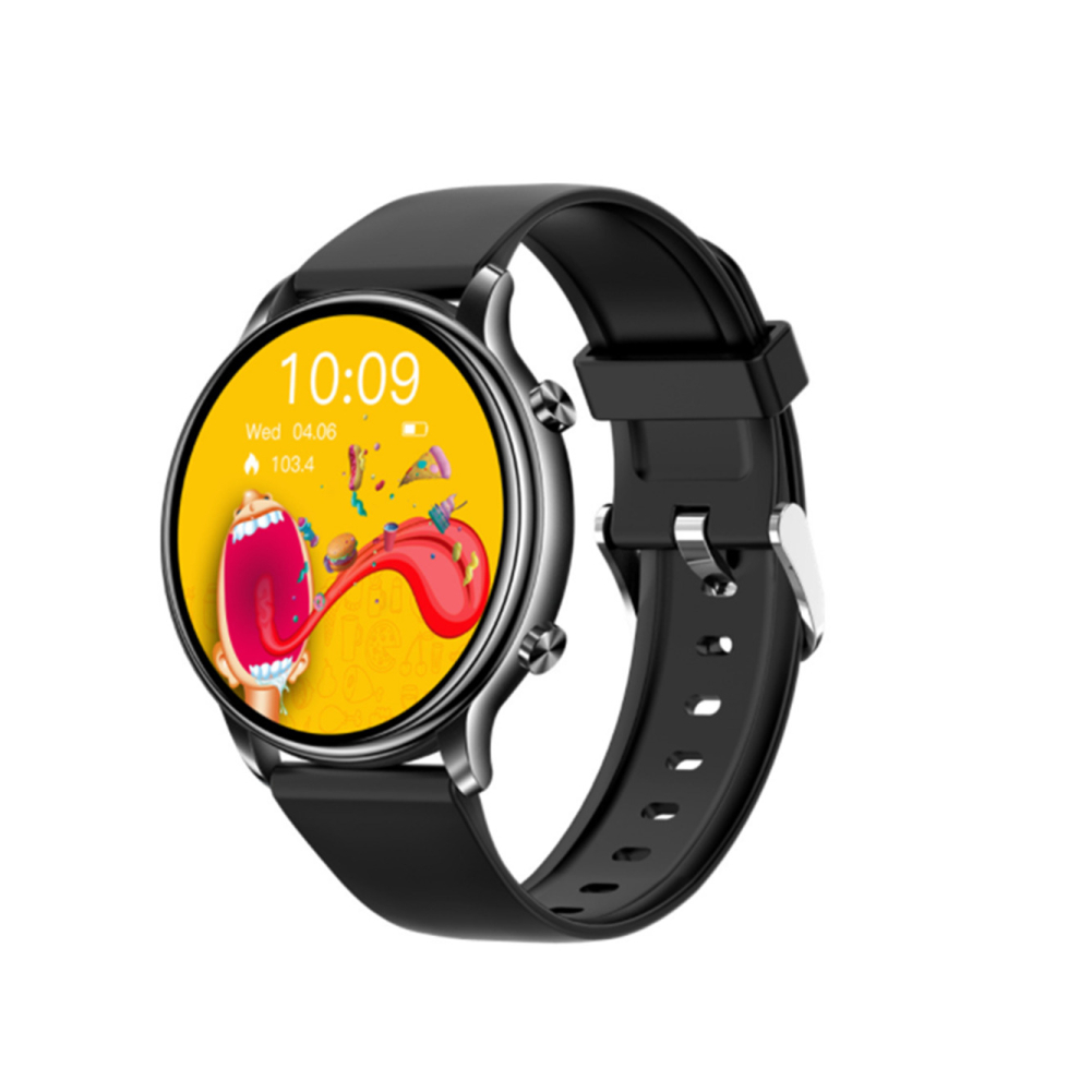 Smart Watch Round Screen Bluetooth Call Multi Dial Watch Sports Watch (Black) Black 766261982331