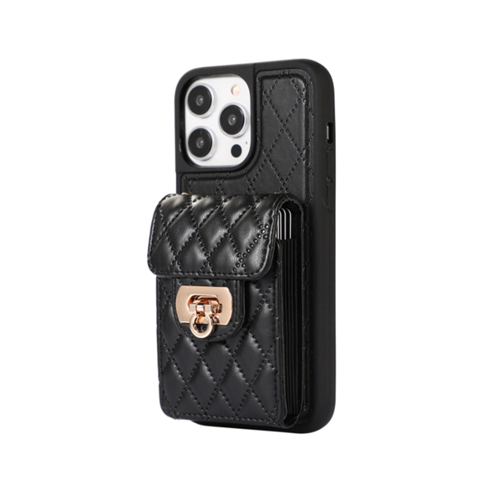 C62 Cross-Body Smartphone Holster Phone Case For Iphone 14Pro 6.1 Inch Black 766261954185
