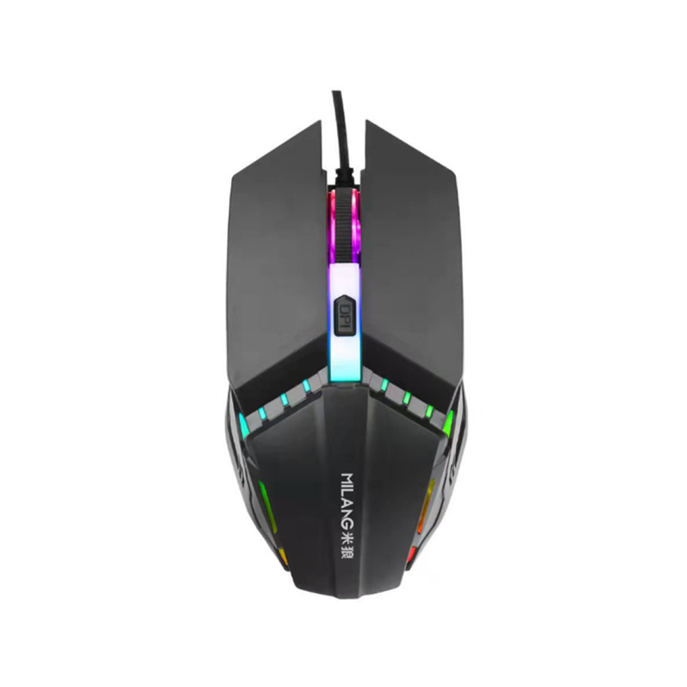 M11 Esports Gaming Usb Wired Mouse Colorful Luminous Mute For Laptop Light 766261787165