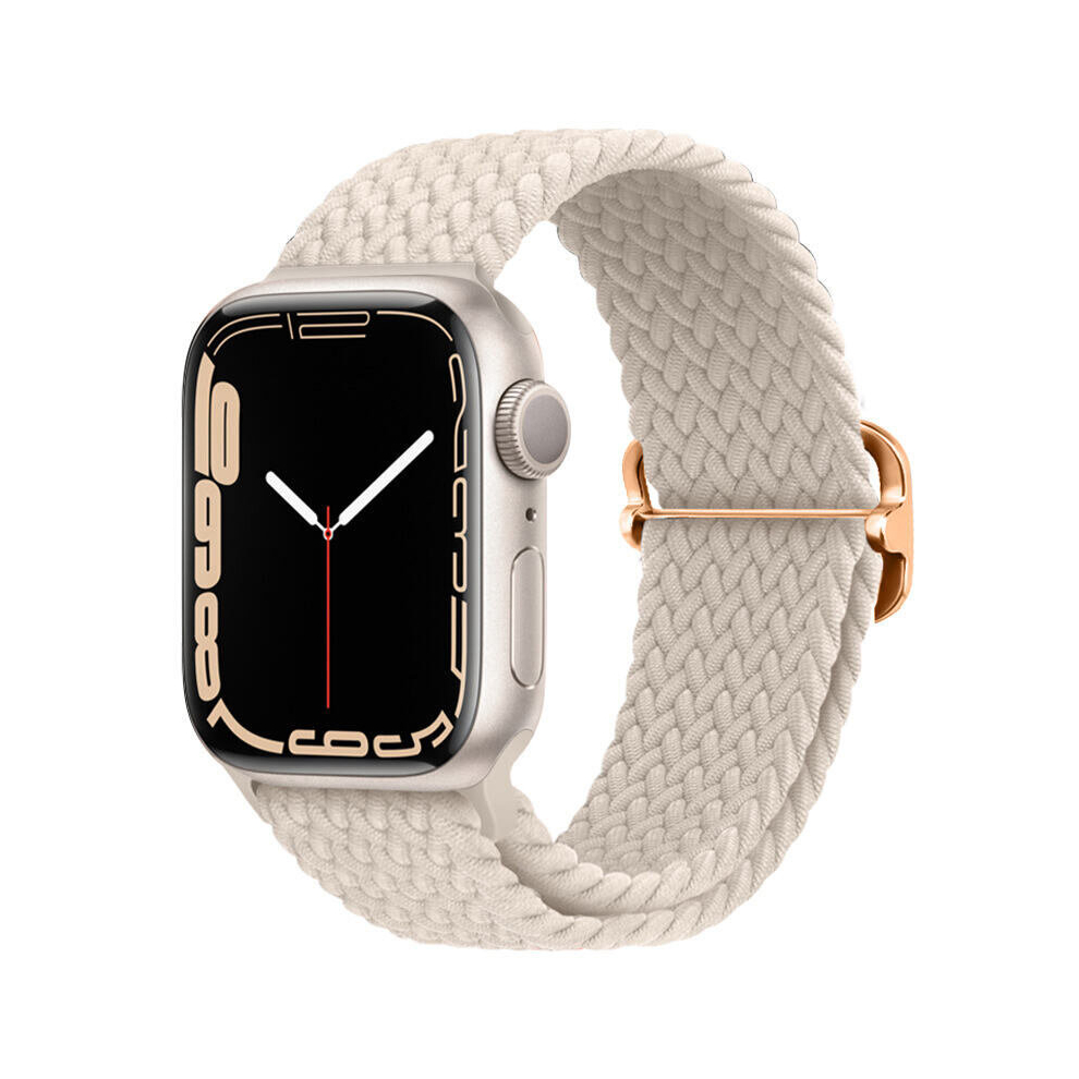 Nylon Braided Loop Strap For Apple Watch Band Series 7 6 5 4 Se Elastic Belt Bracelet Iwatch 38/40/41Mm Green 766261988289