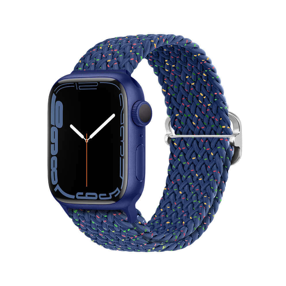 Nylon Braided Loop Strap For Apple Watch Band Series 7 6 5 4 Se Elastic Belt Bracelet Iwatch 38/40/41Mm Green 766261988326
