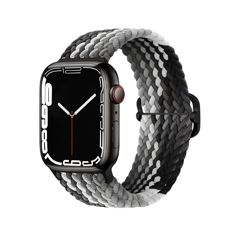Nylon Braided Loop Strap For Apple Watch Band Series 7 6 5 4 Se Elastic Belt Bracelet Iwatch 38/40/41Mm Green 766261988401