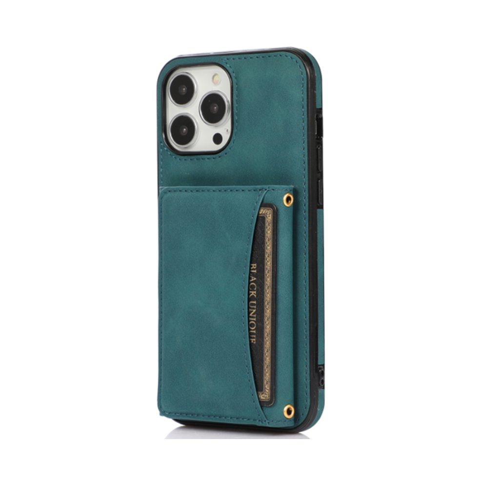 C56 Phone Leather Case Protection Bumper Wallet Folding Protective Case For Iphone 14 Max 6.7 Blue 700000356816