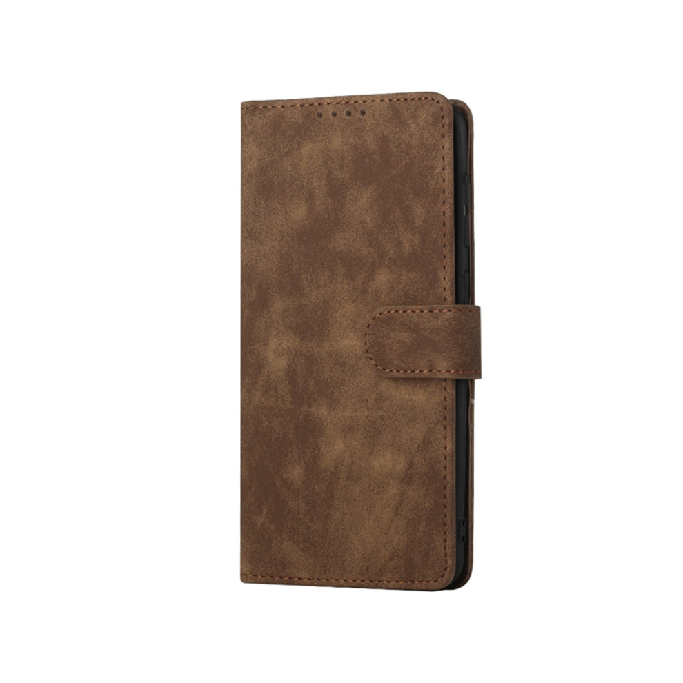 C72 Coffee Smartphone Clamshell Protective Case Phone Case For Iphone 13 6.1 Inch Brown 766261954550