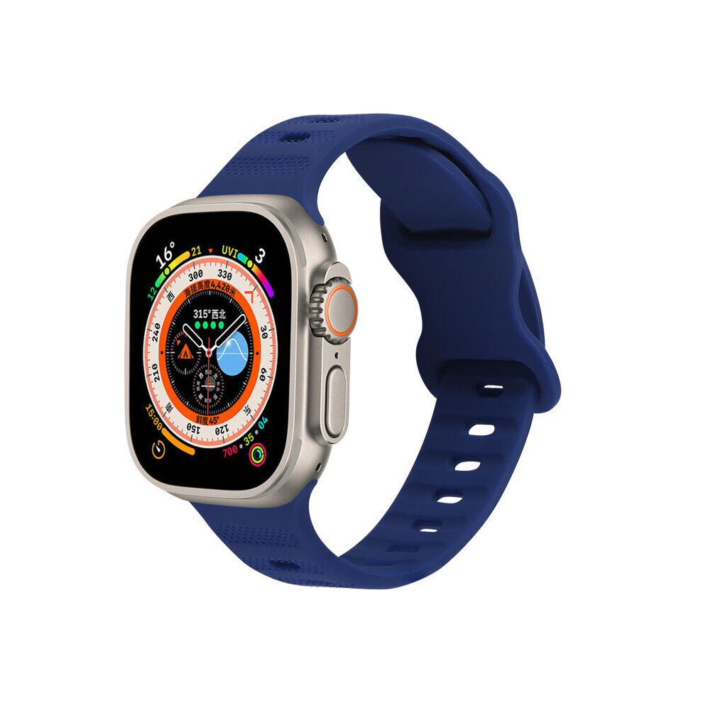 Suitable For Apple Silicone Watch Strap Apple Watch8/Se/6/5/4/321 Octagonal Ring Strap 38/40/41mm-image-OPC-PD5DSVD-NEW