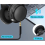Headset Noise Cancelling Gaming Wireless Bluetooth Headset with Microphone 4
