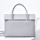 Laptop Case 14 Inch Pu Fabric Commuting Versatile Briefcase 3