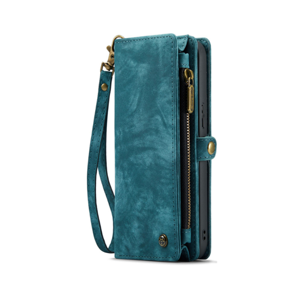 C16 Smartphone Protective All-In-One Case With Lanyard For Iphone 14Pro 6.1 Inch Blue 766261952341