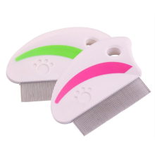 P251 5X Dog Stainless Steel Comb Encrypted Flea Lice Removal Pet Grooming Brush