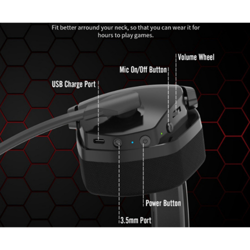 Wireless Gaming Noise Cancelling Headset 2.4G Bluetooth Headset with Microphone 2