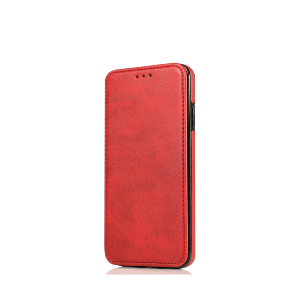 C40 Phone Magnetic Flip Protective Leather Case Protection Bumper Smartphone Case For Iphone 14 Max 6.7 Red 700000356175