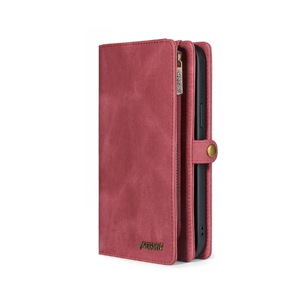 C28 Smartphone Protective Diagonal Wallet Cover For Iphone 14 6.1 Inch Red 766261952792