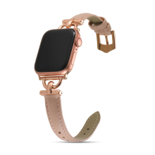 Small Waist PU Leather Band for Smart Watch suitable for ladies and girls Slim Watch Strap for apple watch s 5 6 7 8 se?38/40/41?