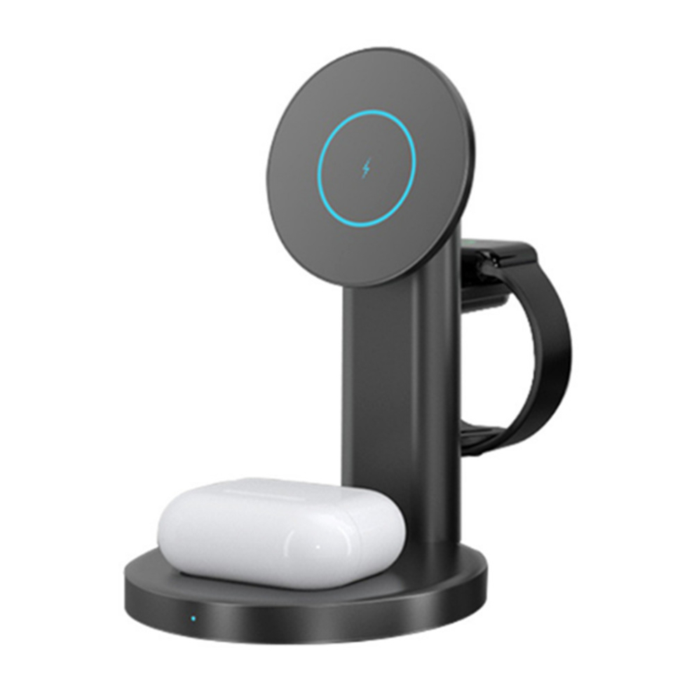 C24 15W 3-In-1 Smart Induction Wireless Charger For Iphone Watch Headphones 766261764203