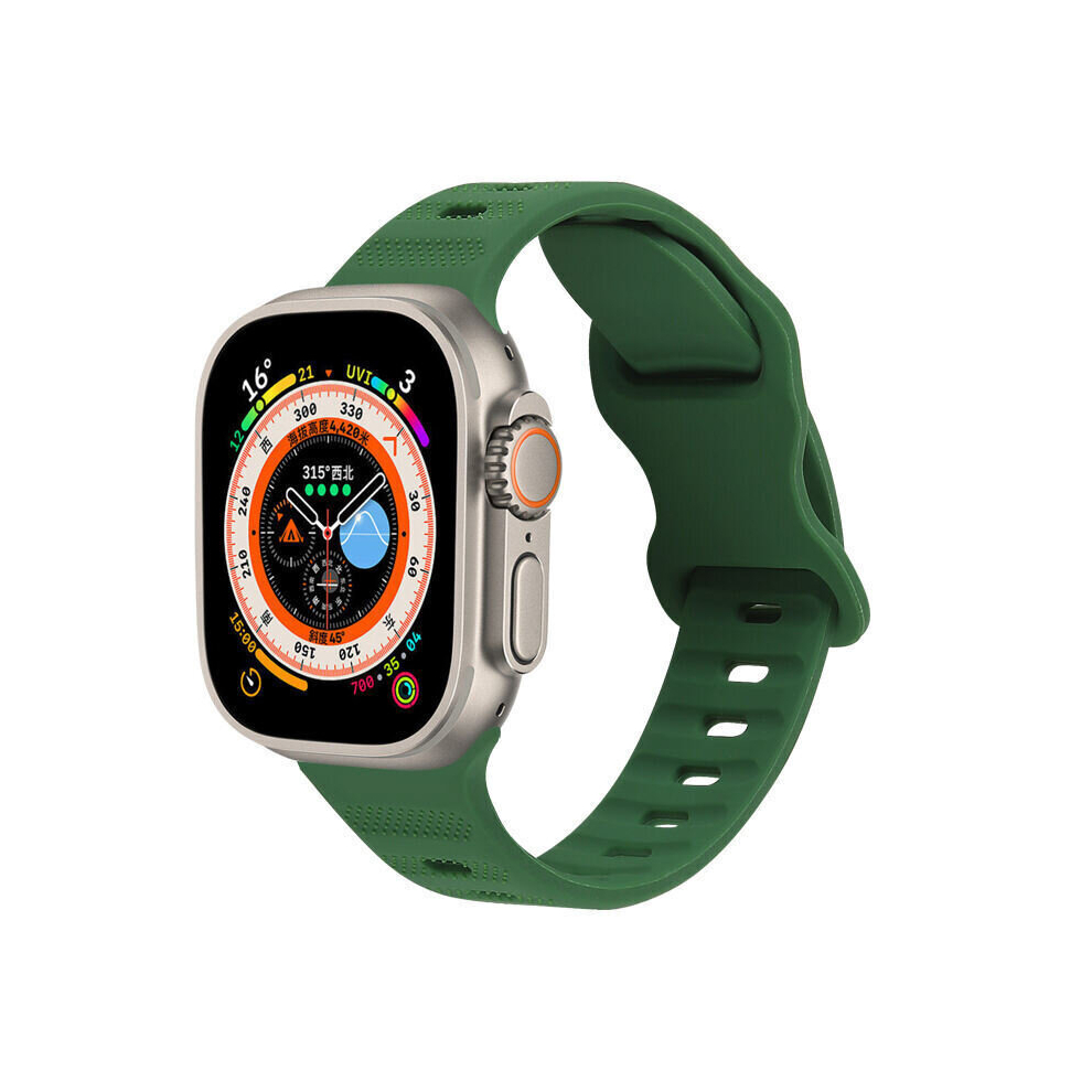 Suitable For Apple Silicone Watch Strap Apple Watch8/Se/6/5/4/321 Octagonal Ring Strap 38/40/41mm-image-OPC-PD5DWHS-NEW