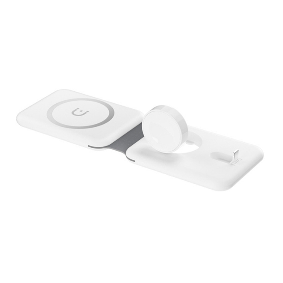 C60 15W Magnetic Suction Wireless Charger Stand For Iphone Watch Earplugs 766261764562