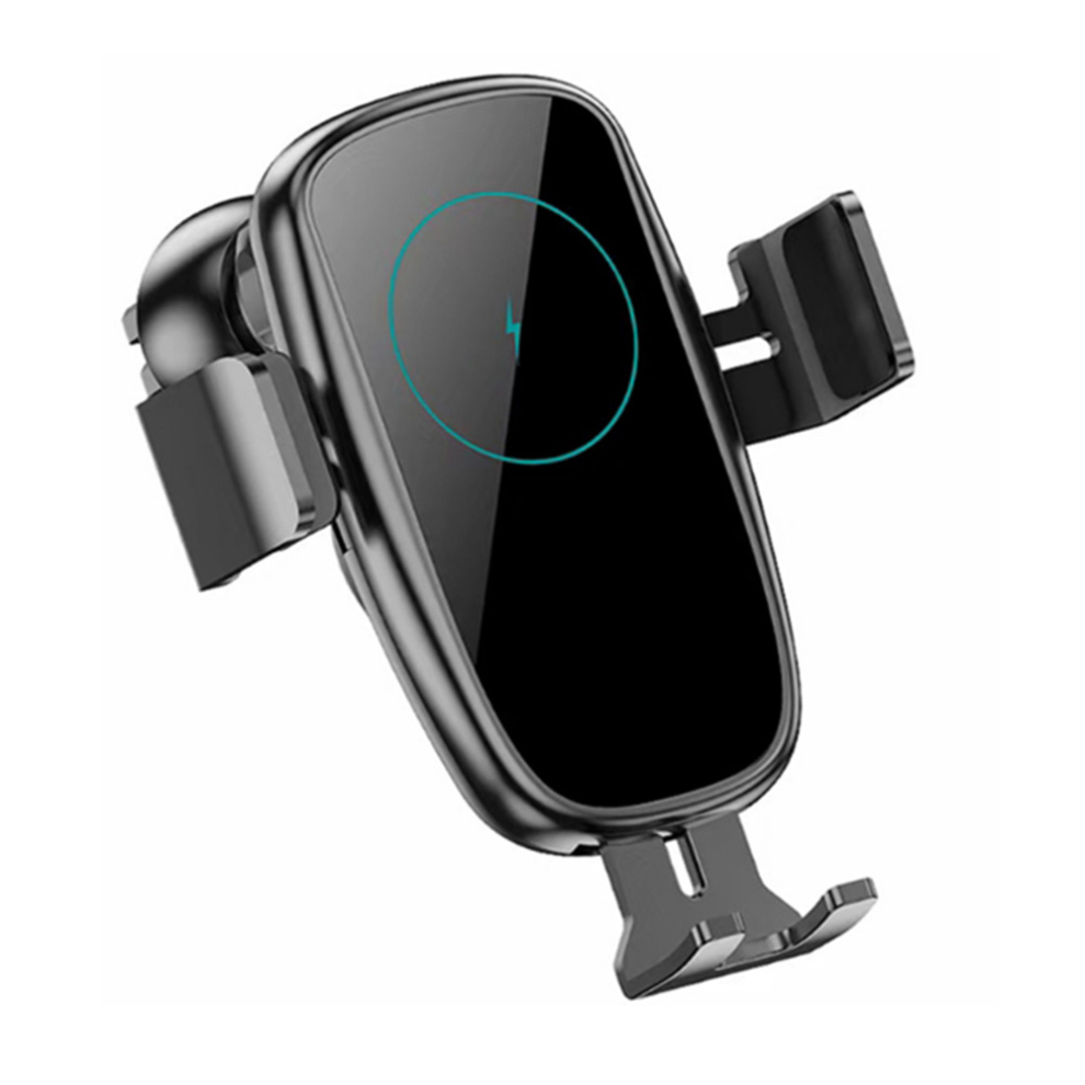 C44 15W Car Wireless Charger Glass Backlit Air Outlet Holder For Iphone 766261764401