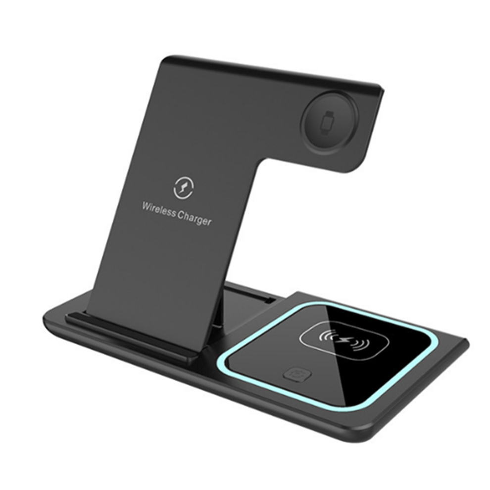 C61 15W Magnetic Suction Foldable Wireless Charger For Iphone Watch Earplugs Light 766261764579