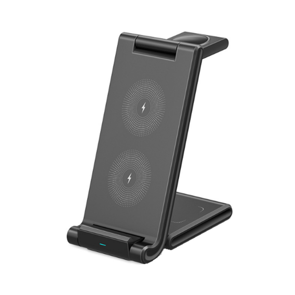 C53 3 In 1 15W Desktop Wireless Charger Stand For Iphone Watch Earplugs 766261764494