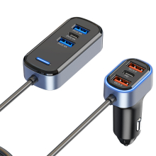 SC05 Car Multi-function Extended Fast Charging Car Charger Car Charger Mobile Phone Charging Smart Sharing Expansion