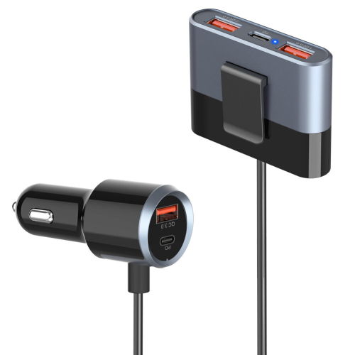 SC03 Multi-function Extended Fast Charging Car Charger Car Charger Mobile Phone Charging Smart Sharing Expansion 1