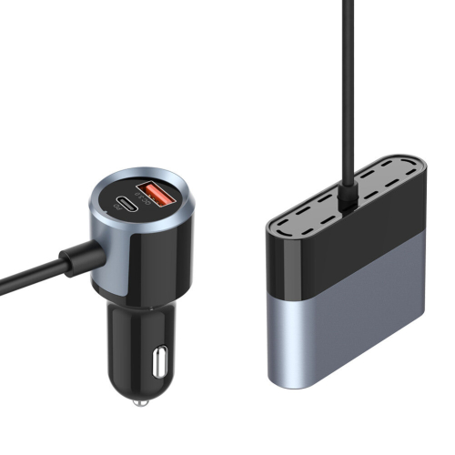 SC03 Multi-function Extended Fast Charging Car Charger Car Charger Mobile Phone Charging Smart Sharing Expansion 2