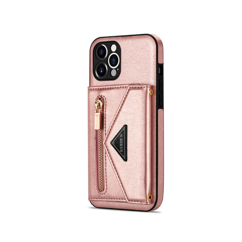 C38 Rose Cross-Body Smartphone Holster Protection For Iphone 14Pro 6.1 Inch Gold 766261953225