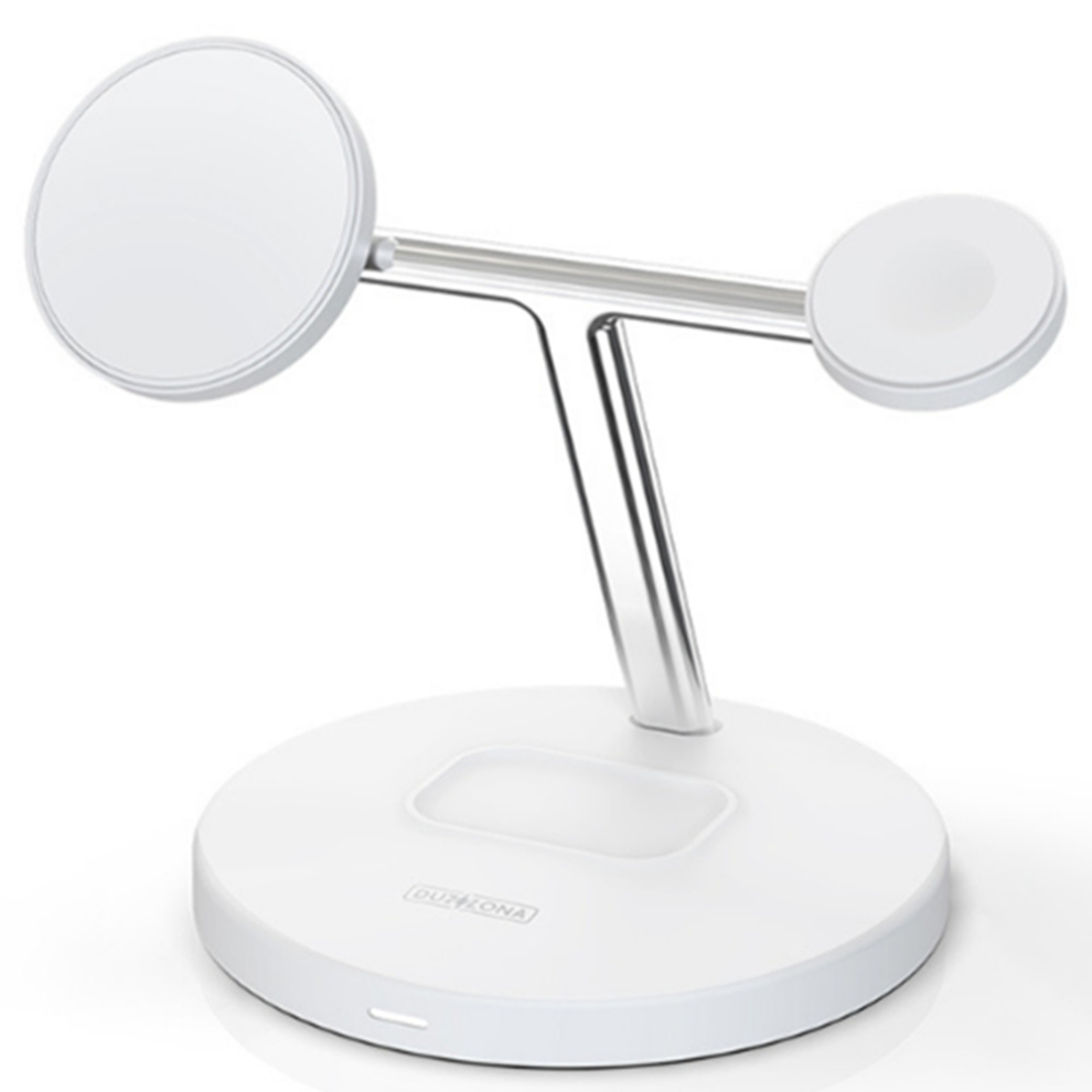 C49 3 In 1 15W Magnetic Suction Wireless Charger For Iphone Watch Earplugs 766261764456