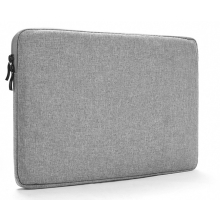 B26 10-inch Gray Outing Notebook Tablet Bag Anti-fall Plus Velvet Business Work Macbook Clutch Briefcase for Men and Women