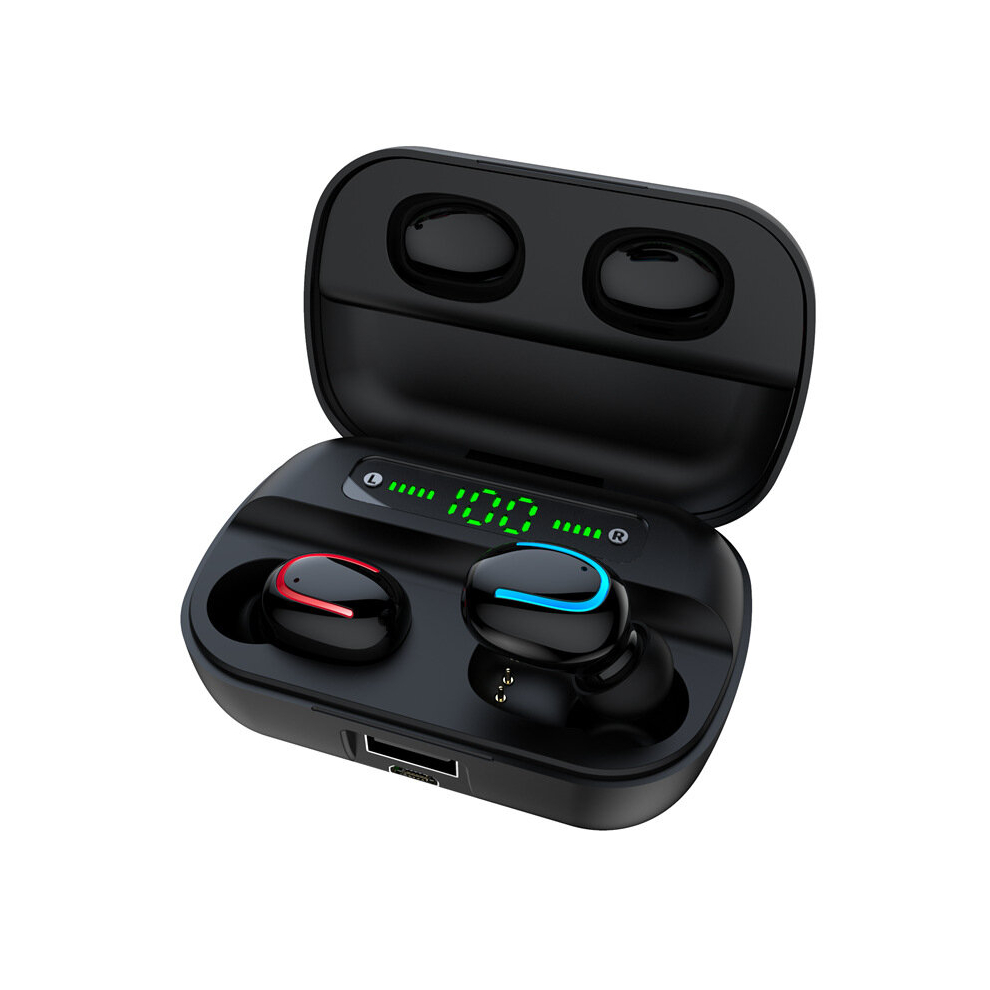 Bluetooth Headset Q82 Sports Bluetooth Headset Digital Display Charging Bin Tws Wireless Bluetooth Headset 766261522476