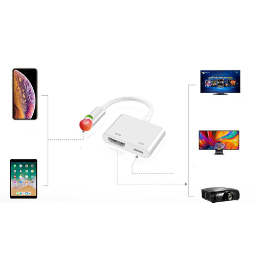 A05 Lightning To Hdmi HD Cable To Connector A0Screen Projector for Apple 2