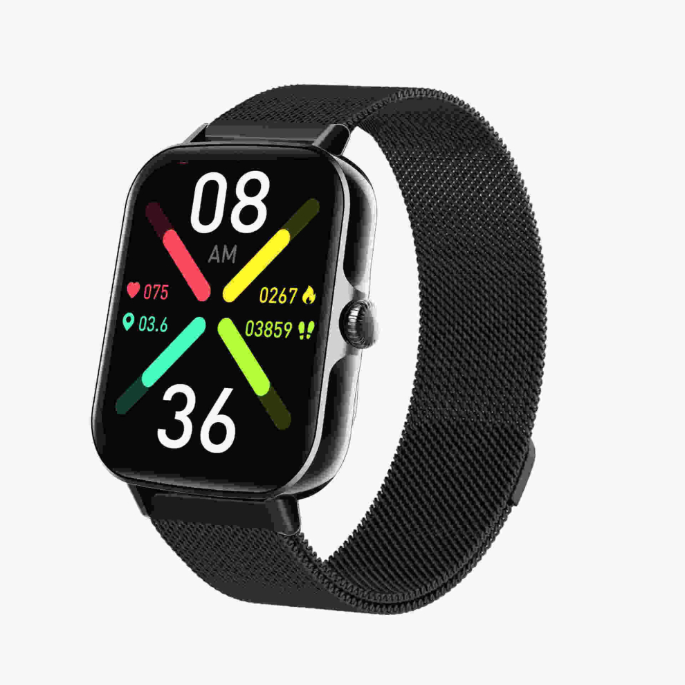 F107 Smartwatch 1.91 Voice Dialing Non-Invasive Blood Glucose Bracelet With 50 Multi Sport Modes 766261987367