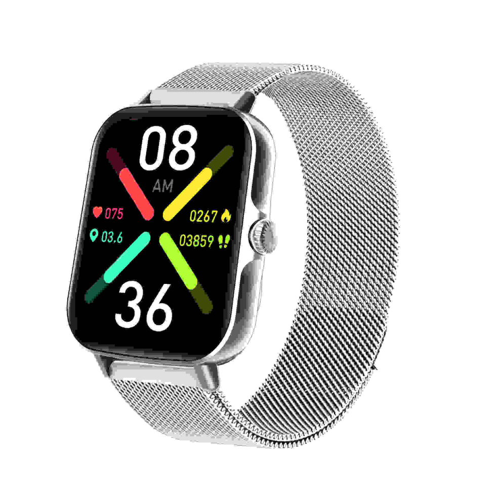 F107 Smartwatch 1.91 Voice Dialing Non-Invasive Blood Glucose Bracelet With 50 Multi Sport Modes 766261987374