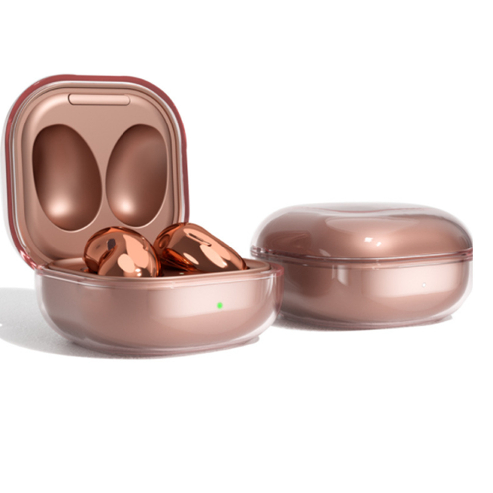 Transparent Earphone Protective Case Anti-Fall Headset Earphone Earbuds Case For Samsung Galaxy Buds 2 Pro Live (Transparent Pink)-image-OPC-PD5DXKP-NEW