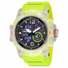 Outdoor Sports Watch Cool Double Display Luminous Electronic Watch Stopwatch Alarm Clock