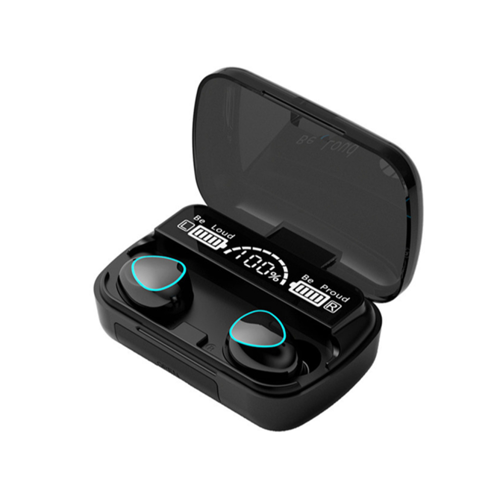 Bluetooth Headset Wireless Binaural 5.1 Digital Display Sports Earplugs 766261801380