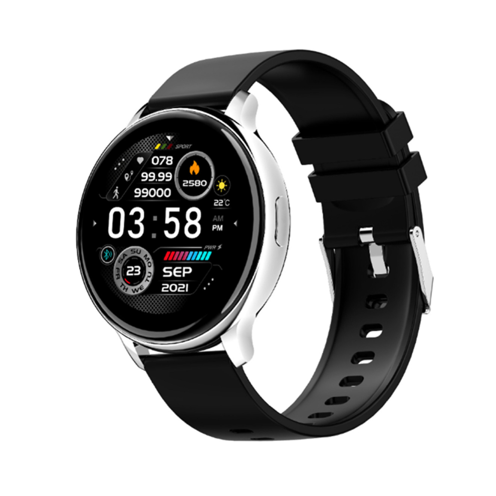 W11 1.28-Inch Smartwatch Round Screen Sports Bluetooth Talk Meter Step Watch 766261813154