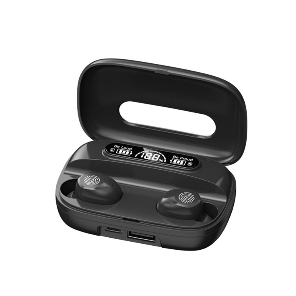 Wireless Tooth Headset In-Ear Stereo Ultra Long Standby Endurance Earplugs Blue 766261764869