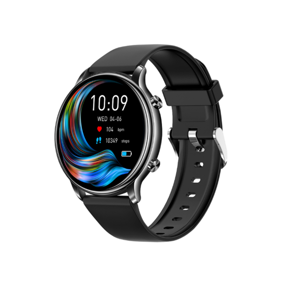 W06 1.32-Inch Smartwatch Round Screen Sports Bluetooth Talk Meter Step Bracelet 766261813109