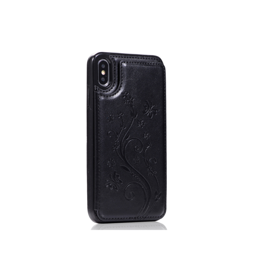 C43 Cross-Body Smartphone Embossed Protective Case For Iphone 14 6.1 Inch Black 766261953393