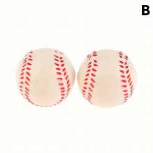 Two piece Set Of Squeeze Toy Ball Football Pu Soft Sponge Decompression Baseball Toy