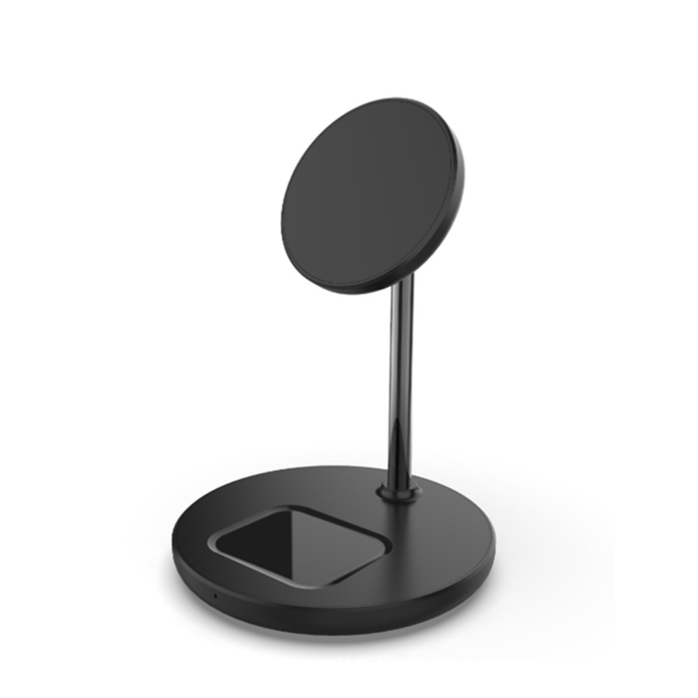 C04 15W Desktop Magnetic Suction Wireless Charger Stand For Iphone Earplugs 766261738594