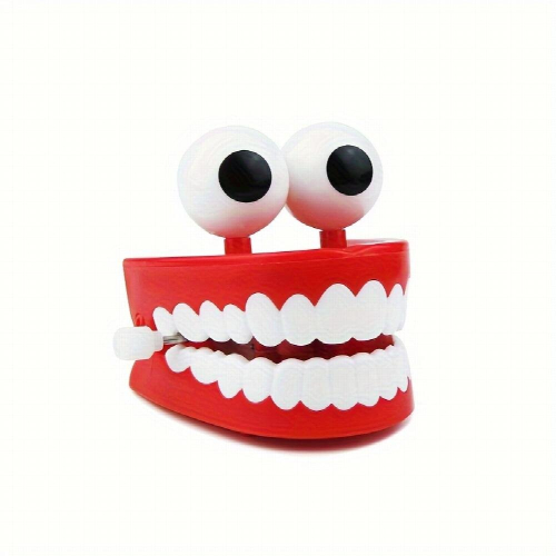 Funny Big Teeth Clenching Teeth Creative Novelty Tricky Desktop Decoration Toy
