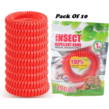 Mosquito Insect Repellent Bracelet Waterproof Spiral Wristbands