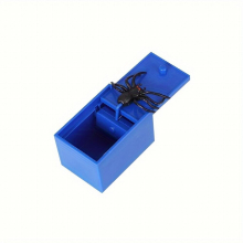 1pc Funny Spoof Creative Tricky Spider Toy Funny Spider Plastic Box Props