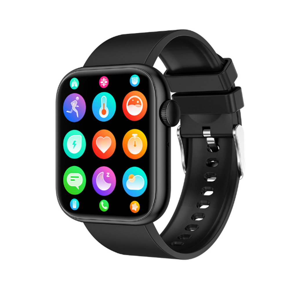 W28 1.85-Inch Square Screen Bluetooth Smartwatch Blood Pressure Waterproof Sports 766261813321