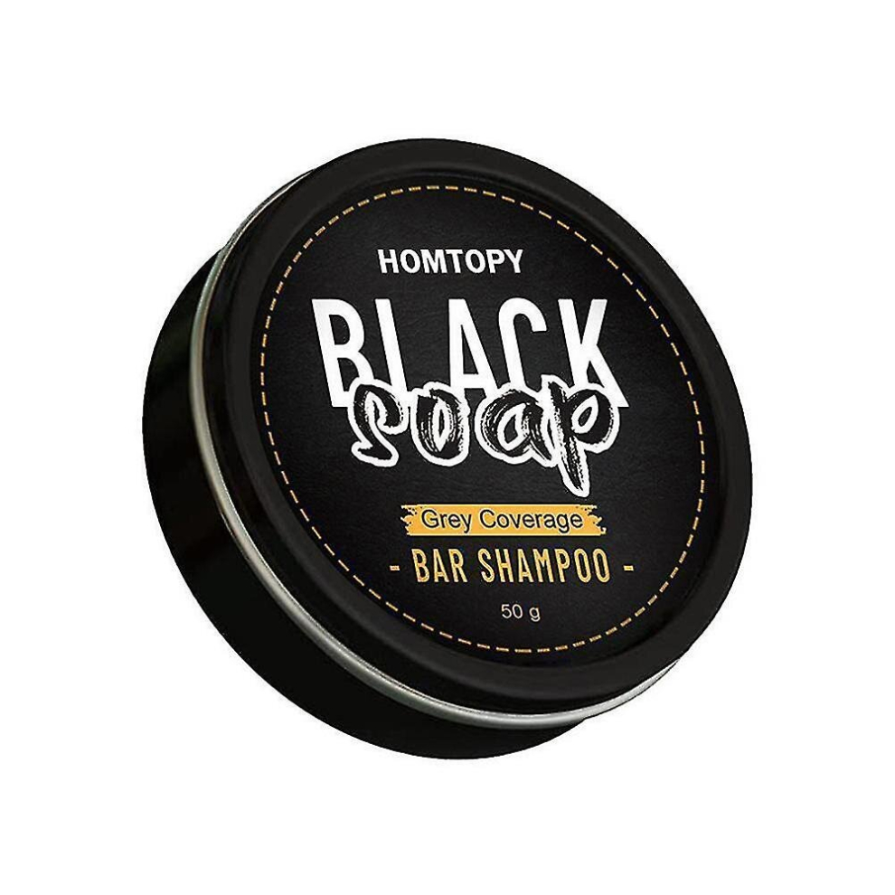 Soap Cover, Gray Hair Coverage Soap, Hair Darkening Compressed Soap Bar