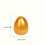 1pc Funny Prank Unbreakable Egg Simulation Golden Egg Venting Toy Decompression Toy 2