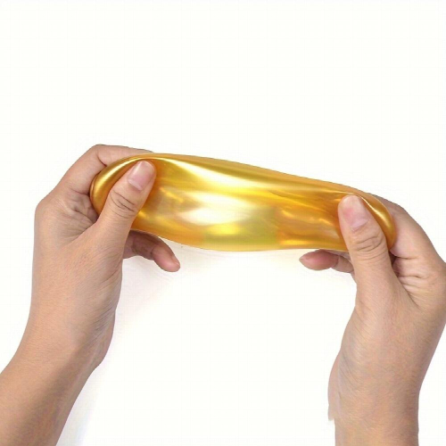 1pc Funny Prank Unbreakable Egg Simulation Golden Egg Venting Toy Decompression Toy 2