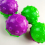 Fidget Spinner Decompression Toy Green And Purple 2